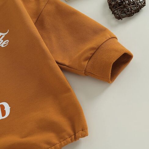 ZyHwShine Western Baby Outfit Newborn Boy Girl Cow Print Sweatshirt Romper Bodysuit Sweater Onesie Fall Winter Clothes in Saudi Arabia