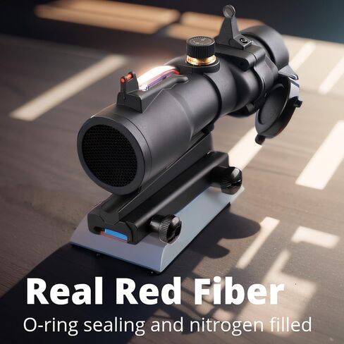 نطاق نقطة من الألياف الحمراء 4x32 مع نظام رؤية لـ Picatinny 20mm Rail Yotto 7.62 x 39 Laser Sight in Kuwait