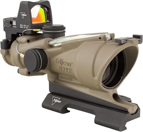 Trijicon 4x32mm ACOG Dual Illumination Green Crosshair Reticle Flat Dark Earth Optics in Saudi Arabia