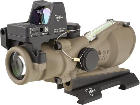 Trijicon 4x32mm ACOG Dual Illumination Green Crosshair Reticle Flat Dark Earth Optics in Saudi Arabia