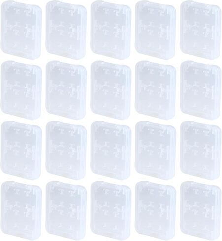 20 Pcs Memory Card Case Box with 8 Slots Portable Flash Card Storage Holder for Travel and Electronics in Saudi Arabia