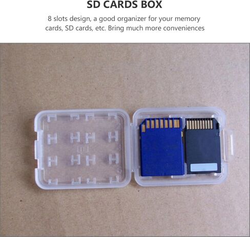 20 Pcs Memory Card Case Box with 8 Slots Portable Flash Card Storage Holder for Travel and Electronics in Saudi Arabia