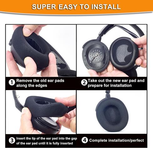Defean Mesh Fabric Earpads Replacement Compatible with SteelSeries Arctis Nova Pro Wired, Nova 1/1X/1P/3/3P/3X/4/4P/4X/5/5P/5X/7/7X/7P Headphons,(Do Not Fit Arctis Nova Pro Wireless) in Saudi Arabia