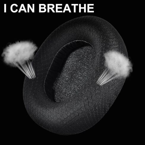 Defean Mesh Fabric Earpads Replacement Compatible with SteelSeries Arctis Nova Pro Wired, Nova 1/1X/1P/3/3P/3X/4/4P/4X/5/5P/5X/7/7X/7P Headphons,(Do Not Fit Arctis Nova Pro Wireless) in Saudi Arabia