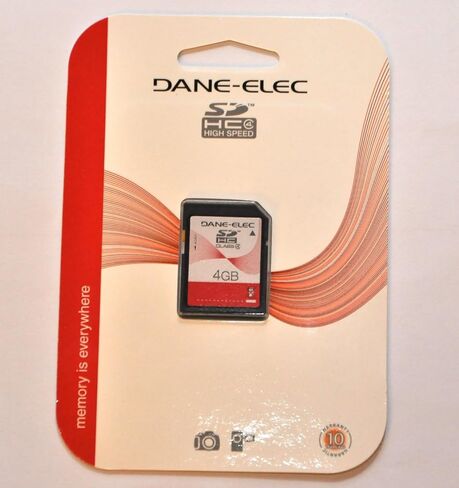Dane Elec 4GB Class 4 SDHC Memory Card in Saudi Arabia