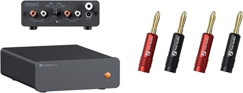 Fosi Audio Banana Plugs for Speaker Wire and Box X5 Phono Preamp for MM & MC Cartridge Turntable in Saudi Arabia