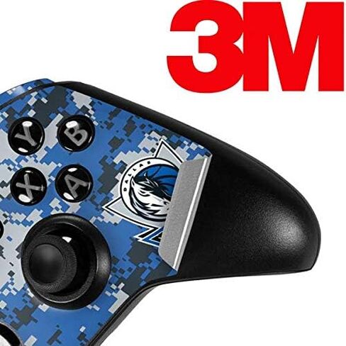 ملصق Skinit المخصص للألعاب متوافق مع وحدة تحكم Xbox One Elite - تصميم مرخص رسميًا من NBA Dallas Mavericks Digi Camo in Saudi Arabia