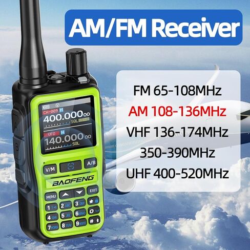 BAOFENG UV-5R MINI Ham Radio يده UV5R أجهزة اتصال لاسلكية طويلة المدى قابلة لإعادة الشحن في حالات الطوارئ NOAA الطقس اتجاهين راديو APP برمجة ثنائي PTT متعدد الموجات USB-C شاحن للصيد والتخييم، 2 حزمة in Kuwait