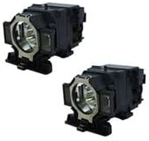 Jaspertronics™ Original ELP-LP82 Lamp & Housing TwinPack for Epson Projectors - Fits PE-Pro-Z10000UNL-DUAL, PE-Pro-Z11005NL, PE-Pro-Z9870UNL, V13H010L82 & More - 2 Units Per Pack with 1 Year Warranty in Saudi Arabia