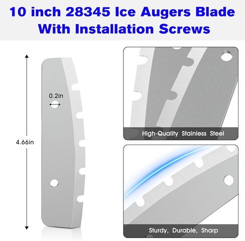 28345 Ice Auger Blades Replacement Eskimo Quantum and Rocket Power Ice Auger Bits,Eskimo Ice Auger Blade 10 inch in Saudi Arabia