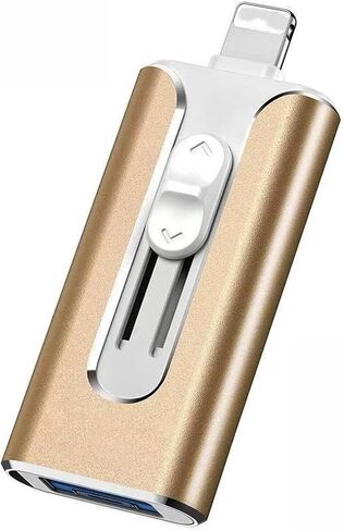 128GB Flash Drive for Phone USB Memory Stick Thumb Drives, High Speed USB Stick Phone Flash Drive for Photos Videos,Photo Stick External Storage for Phone/Pad/Android/Laptop in Saudi Arabia