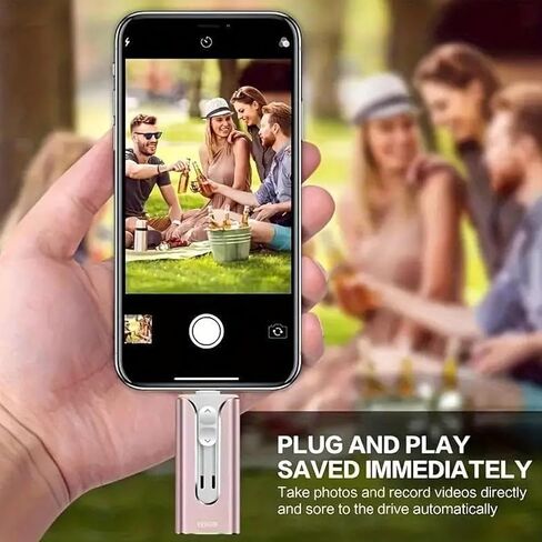 128GB Flash Drive for Phone USB Memory Stick Thumb Drives, High Speed USB Stick Phone Flash Drive for Photos Videos,Photo Stick External Storage for Phone/Pad/Android/Laptop in Saudi Arabia