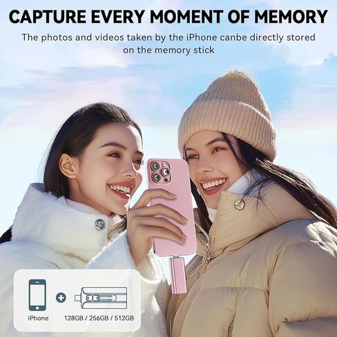 128GB Flash Drive for Phone USB Memory Stick Thumb Drives, High Speed USB Stick Phone Flash Drive for Photos Videos,Photo Stick External Storage for Phone/Pad/Android/Laptop in Saudi Arabia