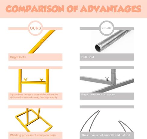 حامل خلفية قوس الزفاف المنحني باللون الذهبي، حامل بالون قوس نصف القمر لحفلات الزفاف وحفلات استقبال المولود الجديد وحفلات أعياد الميلاد وديكور عيد الميلاد in Kuwait