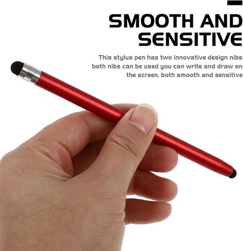 4pcs Dual-Ended Capacitive Stylus Pens for Touch Screens Smooth Writing Experience Compatible with Phones and Tablets Multi-Color for Drawing and Note Taking in Saudi Arabia