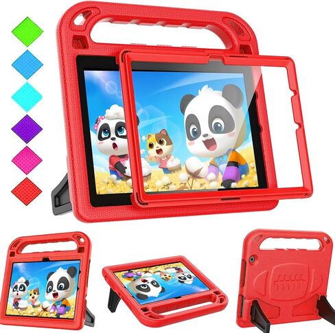 BMOUO Kids Case for Fire HD 10 Tablet with Screen Protector, Blue in Saudi Arabia