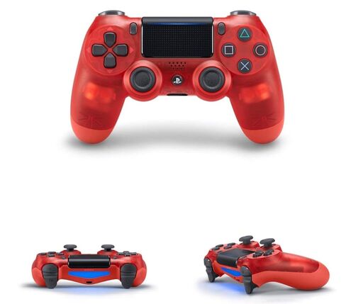 وحدة التحكم اللاسلكية DualShock 4 - أحمر كريستالي - بلاي ستيشن 4 (متجددة) in Saudi Arabia