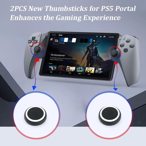 لاستبدال عصا التحكم لتأثير قاعة البوابة PS5 لبوابة PlayStation Portal PS Portal مستشعر تناظري ثلاثي الأبعاد عصا الإبهام المحمولة أدوات إصلاح الملحقات (عصا التحكم اليسرى واليمنى) in Kuwait