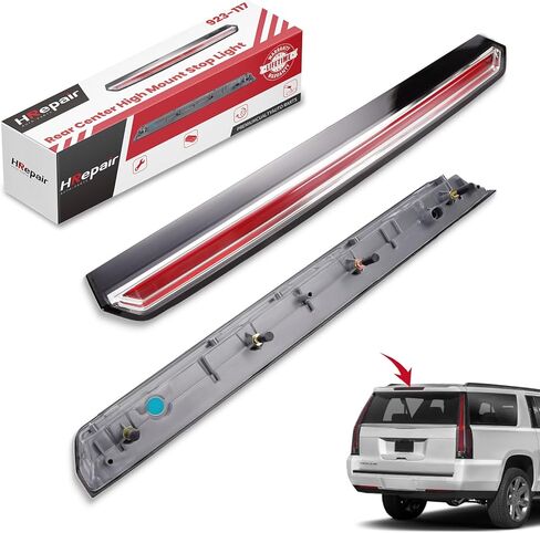 ضوء الفرامل الثالث يناسب 2015-2020 Chevy Tahoe Suburban/Suburban 3500 HD 3rd Brake Light ، High Mount Stop Light يستبدل#923-116 in Kuwait