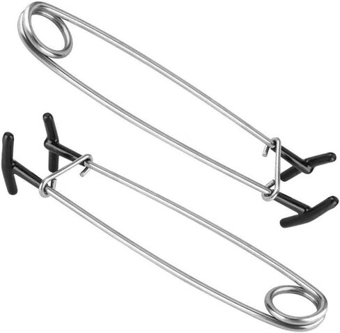 2 Pcs Fish Mouth Spreader Fish Mouth Opener Spring Steel Jaw Retractor Stainless Steel Fish Mouth Hook Remover Jaw Spreader Saltwater Fishing Tool in Saudi Arabia