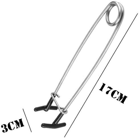 2 Pcs Fish Mouth Spreader Fish Mouth Opener Spring Steel Jaw Retractor Stainless Steel Fish Mouth Hook Remover Jaw Spreader Saltwater Fishing Tool in Saudi Arabia