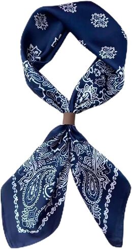 وشاح مربع للرجال الحرير يشعر وشاح الرقبة الساتان باندانا العنقار in Kuwait