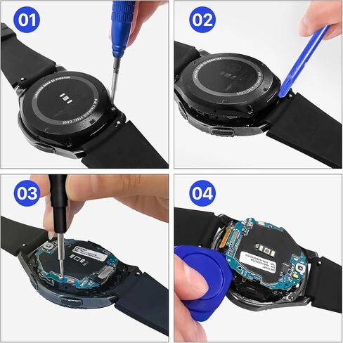 SHENMZ for Samsung Galaxy Watch 4 Battery Replacement - 420mAh Upgraded High Capacity Battery & Tool Kit for 44mm 46mm Models SM-R870/SM-R875/SM-R875U/SM-R890/SM-R895 in Saudi Arabia