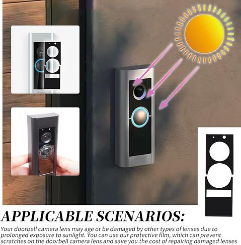 واقي شاشة بديل متوافق مع الإصدار الأقدم من Ring Doorbell Pro (قطعة واحدة) in Kuwait