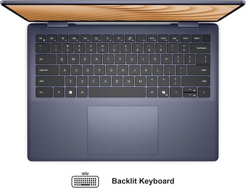 كمبيوتر محمول Dell Inspiron 14 Plus 2 في 1 مقاس 14 بوصة WUXGA Touch AMD 8-core Ryzen AI 7 350 ما يصل إلى 50 سطحًا (>i7-12700H) 16 جيجابايت DDR5 1 تيرابايت SSD بإضاءة خلفية لمصمم الأعمال الاحترافي Win11Pro Copilot+ AI in Kuwait