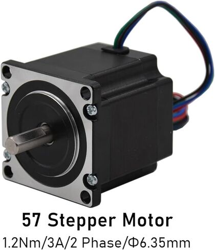Nema23 Stepper Motor 82mm 2 Phase 520Ncm 3A Stepper Motor 4-Lead Cable for 3D Printer Engraving Milling Machine(8mm D Type) in Saudi Arabia