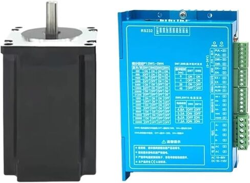 Nema34 مجموعة محرك متدرج بحلقة مغلقة 2 المرحلة 4.5/8.5/12Nm 86mm محرك مع التشفير Hybird Easy Step Servo Kit (1 محور محرك المحرك، 4.5Nm) in Kuwait