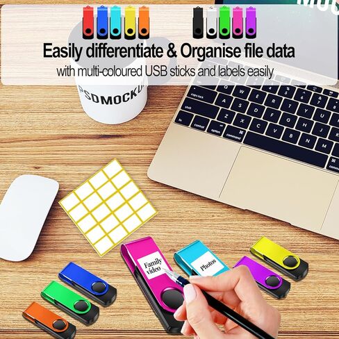2GB USB Flash Drive 10 Pack 2 GB Thumb Drives TATMOHIK 2.0 USB Drive Bulk 2G Swivel Design Flash Drives Pack with LED Indicator 2 Gig Jump Drives Multipack Zip Drive Memory Stick PenDrive, Mixed Color in Saudi Arabia