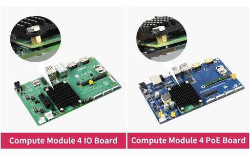 Easycargo CM4 Raspberry Pi وحدة التبريد المحسوبة، غرفة التبريد لملحقات تركيب لوحة CM4 IO 55 مم × 40 مم × 5 مم in Saudi Arabia