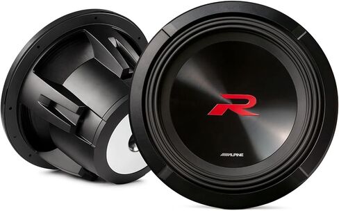 Alpine R2-W12D2 12" Sub R-Series Dual 2-Ohm Voice Coils 2250 Watts Peak Subwoofer and Harmony Audio HA-A800.1 Class D Mono 1600 Watt Subwoofer Amplifier in Saudi Arabia