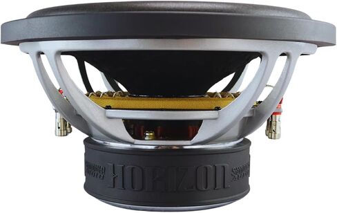 مضخم صوت Sundown Audio Horizon HZ-12 مقاس 12 بوصة - 750 وات RMS، ملف صوتي مزدوج 4 بوصات، 14 مم Xmax، إطار من الألومنيوم المصبوب، تبريد محرك بفتحات تهوية لأنظمة مضخم صوت السيارة عالية الأداء in Saudi Arabia