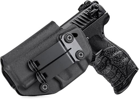 Walther P22 Holster - IWB Gun Holster for Conceadled Carry Copmatible with Walther P22 P22Q - Adj. Cant, Ride Height & Retention - Inside Waistband Appendix Carry Holster - Right/Left Hand in Saudi Arabia