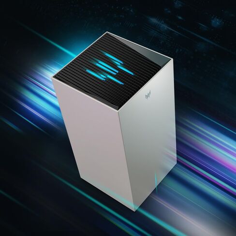 Predator Connect T7 Wi-Fi 7 BE11000 Mesh Gaming Router | Intel Killer Prioritization Engine | Up to 3000 Sq. Ft. | Up to 200 Devices | 2.5Gbps WAN & 2 x 1Gbps LAN | Lifetime Internet Security in Saudi Arabia