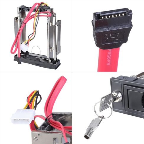 3.5in SSD to 5.25in Hard Drive Adapter Internal Drive Bay Converter Mounting Bracket Tray for 3.5" SSD Hard Disk Drive Bays in Saudi Arabia