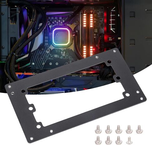 Heavy Duty Computer Case Power Supply Bracket Supports Multiple Fan Configuration for Efficient Airflows Management Metal Power Mount High Airflows Atxs Bracket in Saudi Arabia