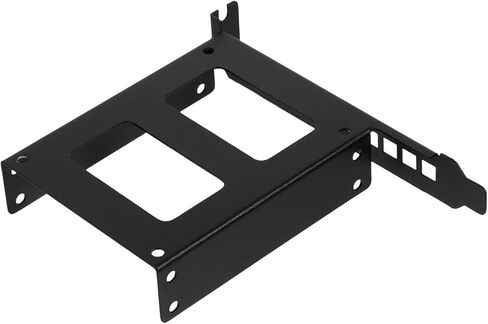 Vaguelly Hard Drive Bay Holder and SSD Mounting Bracket for PC Case, Black Full-Height Hard Disk Tray with Screw Mounts, Compatible with Mechanical and Solid State Drives for Desktop in Saudi Arabia