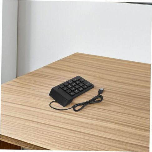 Sewroro 2 قطعة USB لوحة المفاتيح الرقمية لوحة المفاتيح لوحة المفاتيح لأجهزة الكمبيوتر المحمول سطح المكتب الكمبيوتر واجهة USB المحمولة مع مفاتيح الاختصار للاستخدام المصرفي مكتب المحاسبة المالية in Kuwait