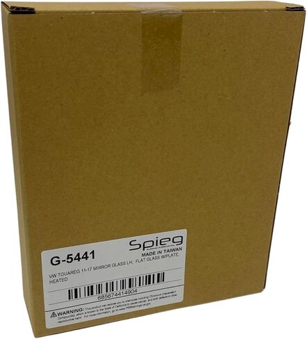 Spieg Passenger Side Mirror Glass for 2011-2017 Volkswagen Touareg Heated with Backing Plate Right 7P6-857-522 in Kuwait