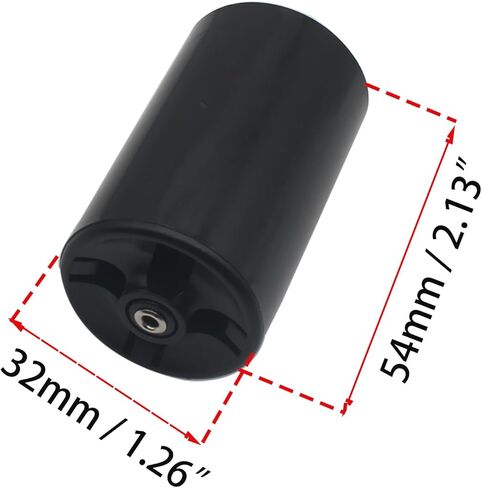 4 Pcs AA to D Battery Adapter Plastic AA to D Size Battery Spacer Converter Case in Saudi Arabia