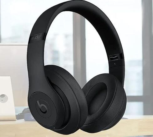 شريط قوس بديل لعصابة الرأس Studio 3 مثل ملحقات قطع غيار OEM Studio3 المتوافقة مع سماعات Beats من Dr. Dre Studio3/A1914 Studio 2 السلكية/اللاسلكية (B0500/B0501) (أسود غير لامع) in Kuwait