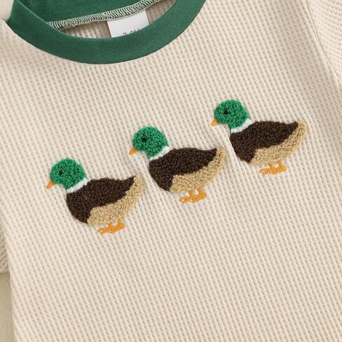 Fish Duck Baby Clothes Cartoon Embroidery Romper Farm Baby Hunting Outfit Newborn Boy Girl Summer Clothes in Saudi Arabia