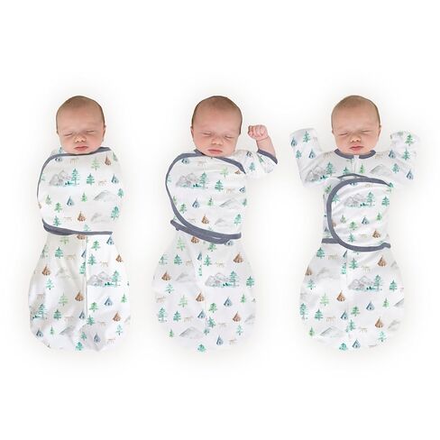 SwaddleDesigns 6-Way Omni Swaddle Sack Arms Up قماط لحديثي الولادة، المزيد من الخيارات لتهدئة المنعكس المفاجئ، وتحسين النوم، كيس نوم الطفل سهل الانتقال، 3 أشهر، 12-18 رطل، أحمر الخدود المرقط in Kuwait