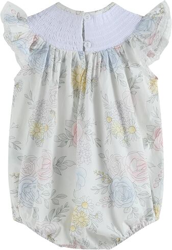 Lil cactus Girls Baby and Toddler Girl Smocked Romper in Saudi Arabia
