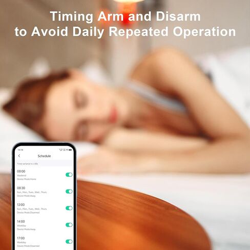 نظام أمان منزلي مع كاميرا، واي فاي + طقم إنذار منزلي GSM مع تنبيه تطبيق الهاتف، مستشعر الباب/النافذة، جهاز التحكم عن بعد للشقق (13 قطعة) in Kuwait