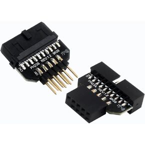 WLGQ USB 2.0 9PIN ذكر إلى 19PIN أنثى محول وUSB 19PIN ذكر إلى 9pin أنثى محول in Kuwait