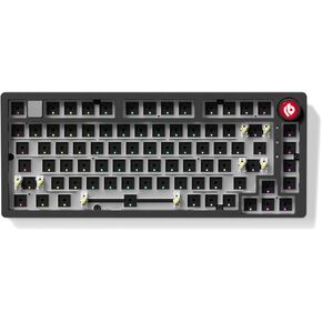 LEOBOG Hi75C Pro Wireless Mechanical Keyboard Kit – Aluminum Alloy Gasket Mount 75% Barebones DIY Base with Hot Swap, RGB Backlighting & Volume Knob – Enhanced Custom Gaming Keyboard Build, 4000mAh in Kuwait